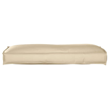 Palettenkissen für Rückenlehne Beige 120 x 40 x 12 cm