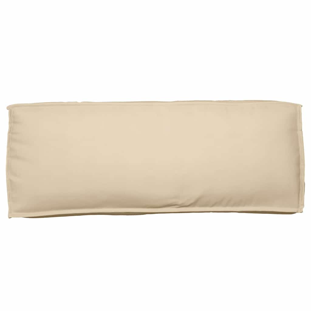 Palettenkissen für Rückenlehne Beige 120 x 40 x 12 cm