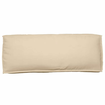 Palettenkissen für Rückenlehne Beige 120 x 40 x 12 cm
