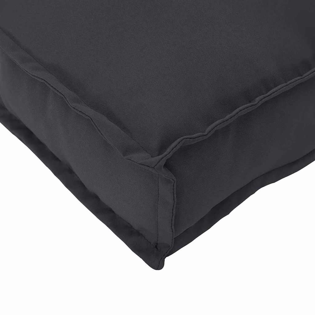Palettenkissen für Rückenlehne Schwarz 120 x 40 x 12 cm