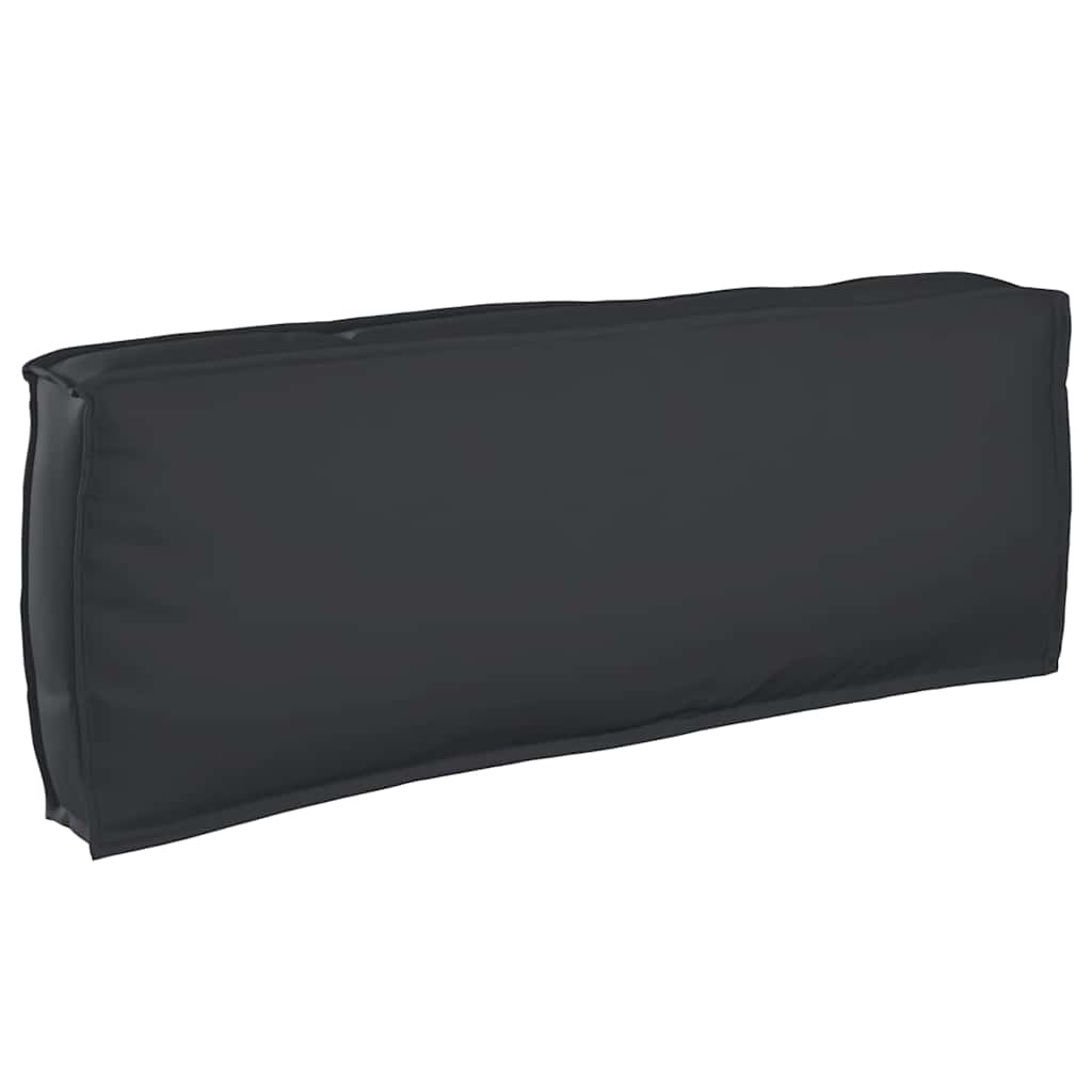 Palettenkissen für Rückenlehne Schwarz 120 x 40 x 12 cm