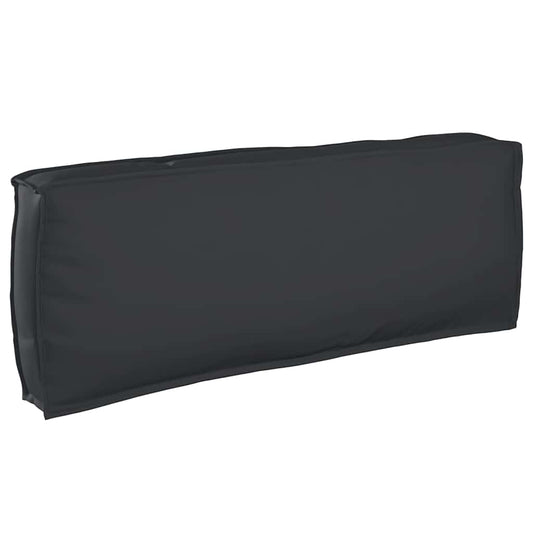 Palettenkissen für Rückenlehne Schwarz 120 x 40 x 12 cm