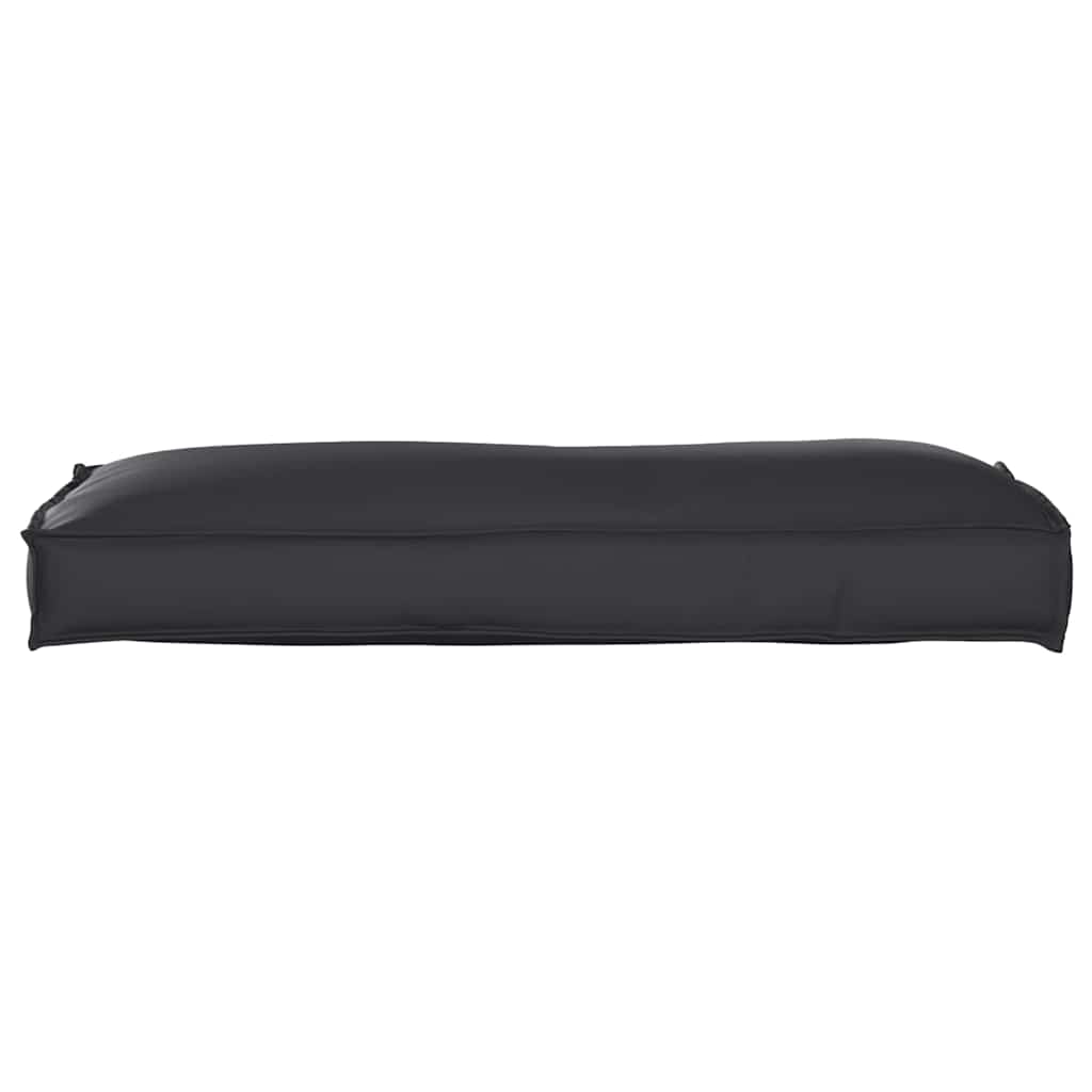 Palettenkissen für Rückenlehne Schwarz 120 x 40 x 12 cm