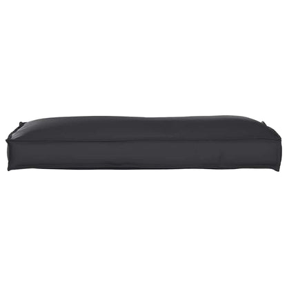 Palettenkissen für Rückenlehne Schwarz 120 x 40 x 12 cm
