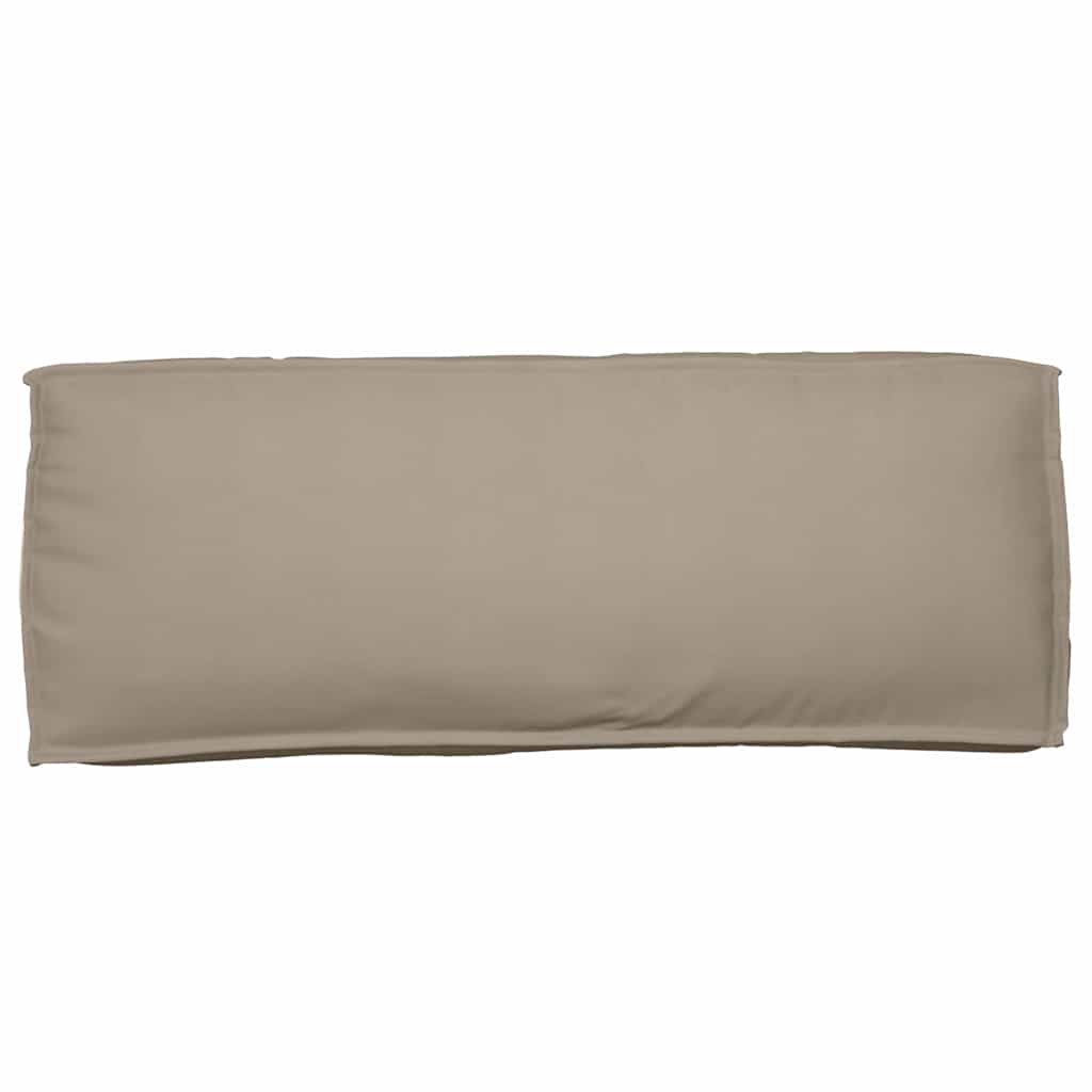 Palettenkissen für Rückenlehne Taupe 120 x 40 x 12 cm