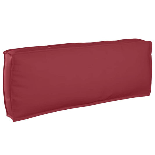 Palettenkissen für Rückenlehne Weinrot 120 x 40 x 12 cm