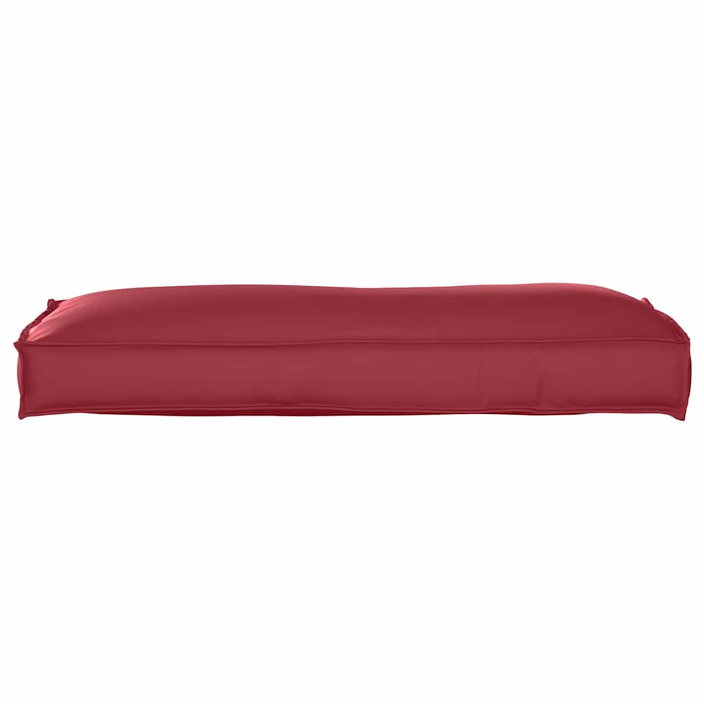 Palettenkissen für Rückenlehne Weinrot 120 x 40 x 12 cm