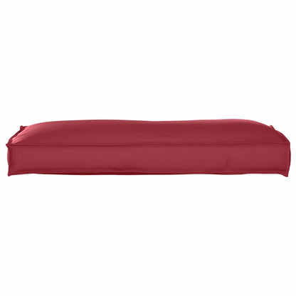 Palettenkissen für Rückenlehne Weinrot 120 x 40 x 12 cm