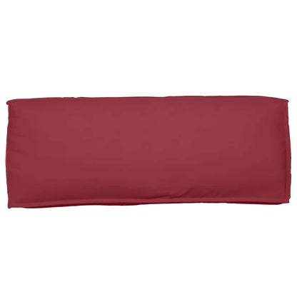 Palettenkissen für Rückenlehne Weinrot 120 x 40 x 12 cm