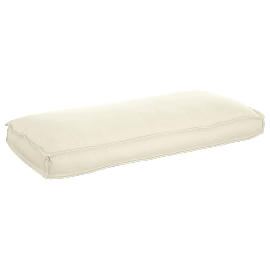 Palettenkissen für Sitzfläche / Rückenlehne mit Kissen Creme