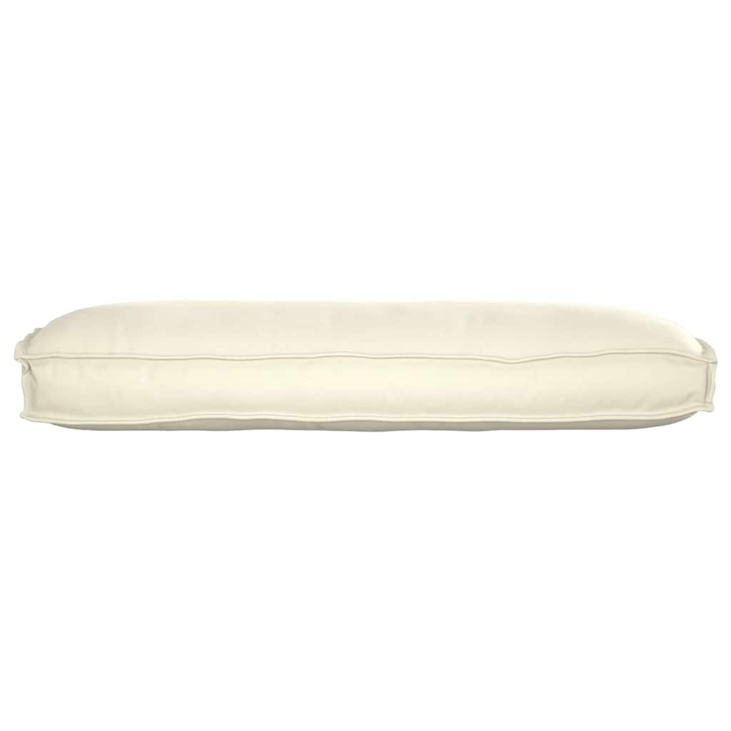 Palettenkissen für Sitzfläche / Rückenlehne mit Kissen Creme