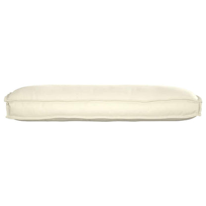 Palettenkissen für Sitzfläche / Rückenlehne mit Kissen Creme