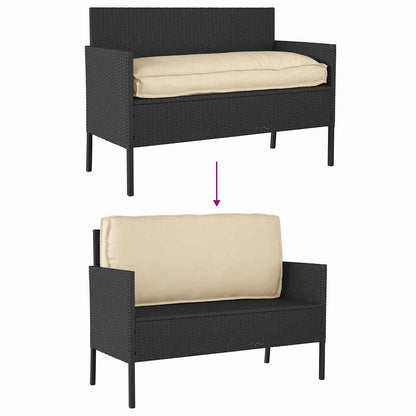 Palettenkissen für Sitzfläche / Rückenlehne mit Kissen Beige