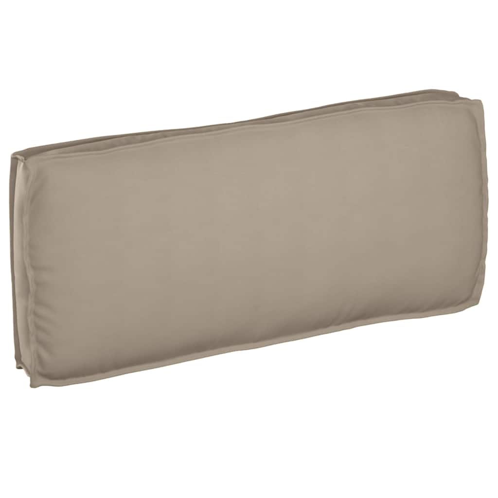 Palettenkissen für Sitzfläche / Rückenlehne mit Kissen Taupe