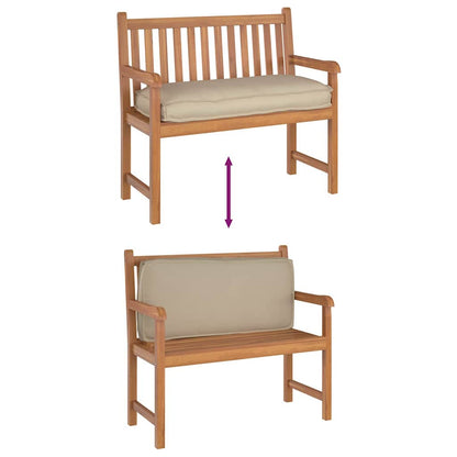 Palettenkissen für Sitzfläche / Rückenlehne mit Kissen Taupe