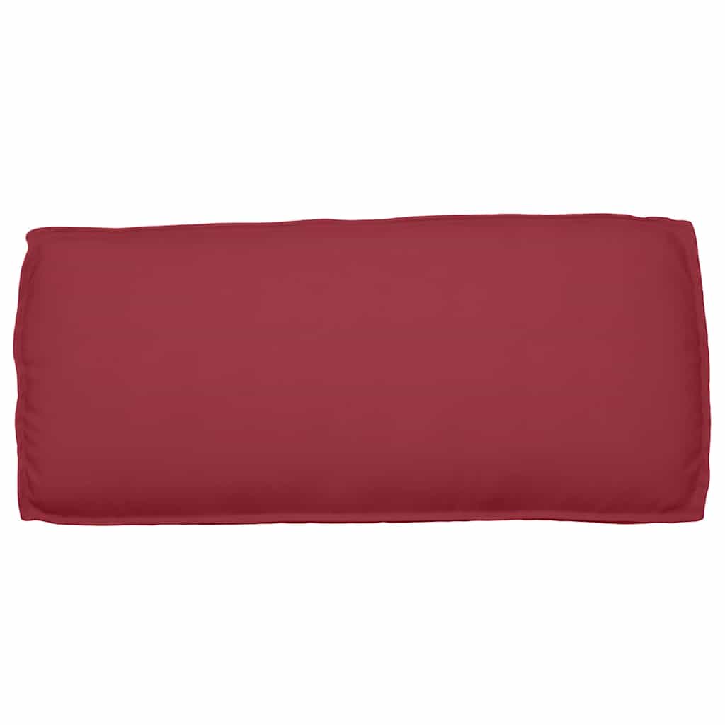 Palettenkissen für Sitzfläche / Rückenlehne mit Kissen Weinrot