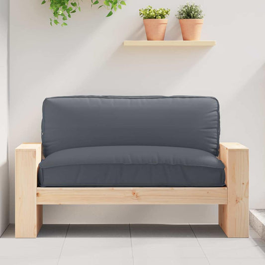 Palettenkissen für Sitzfläche Anthrazit 120 x 80 x 12 cm