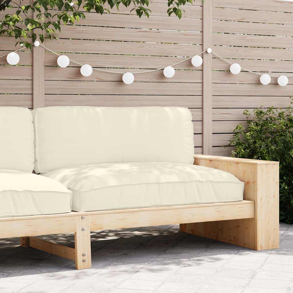Palettenkissen für Sitzfläche Creme 120 x 80 x 12 cm