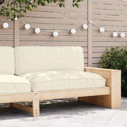 Palletkissen geeignet für Sitz Creme 120 x 80 x 12 cm