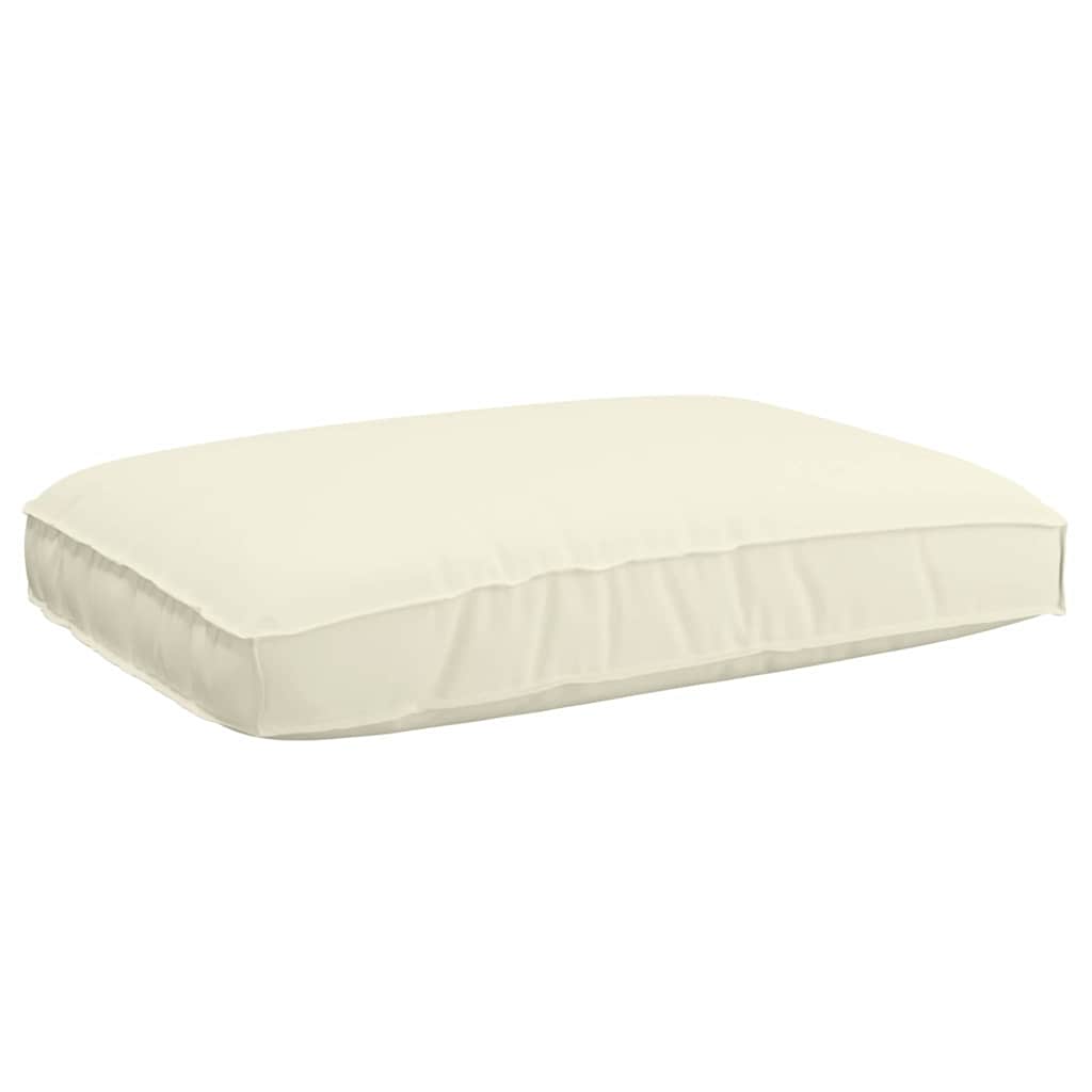 Palettenkissen für Sitzfläche Creme 120 x 80 x 12 cm