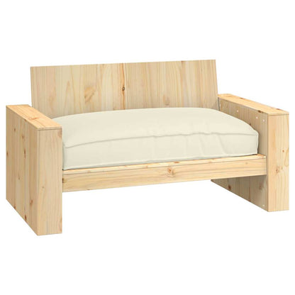 Palletkissen geeignet für Sitz Creme 120 x 80 x 12 cm