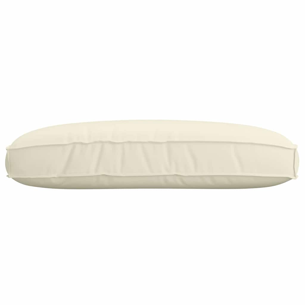 Palettenkissen für Sitzfläche Creme 120 x 80 x 12 cm