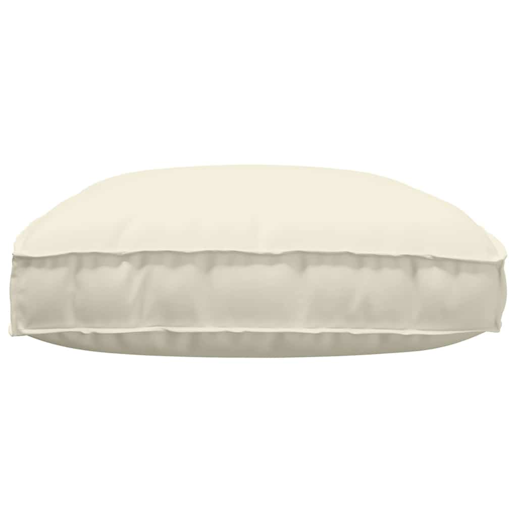 Palettenkissen für Sitzfläche Creme 120 x 80 x 12 cm