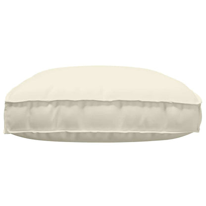 Palettenkissen für Sitzfläche Creme 120 x 80 x 12 cm