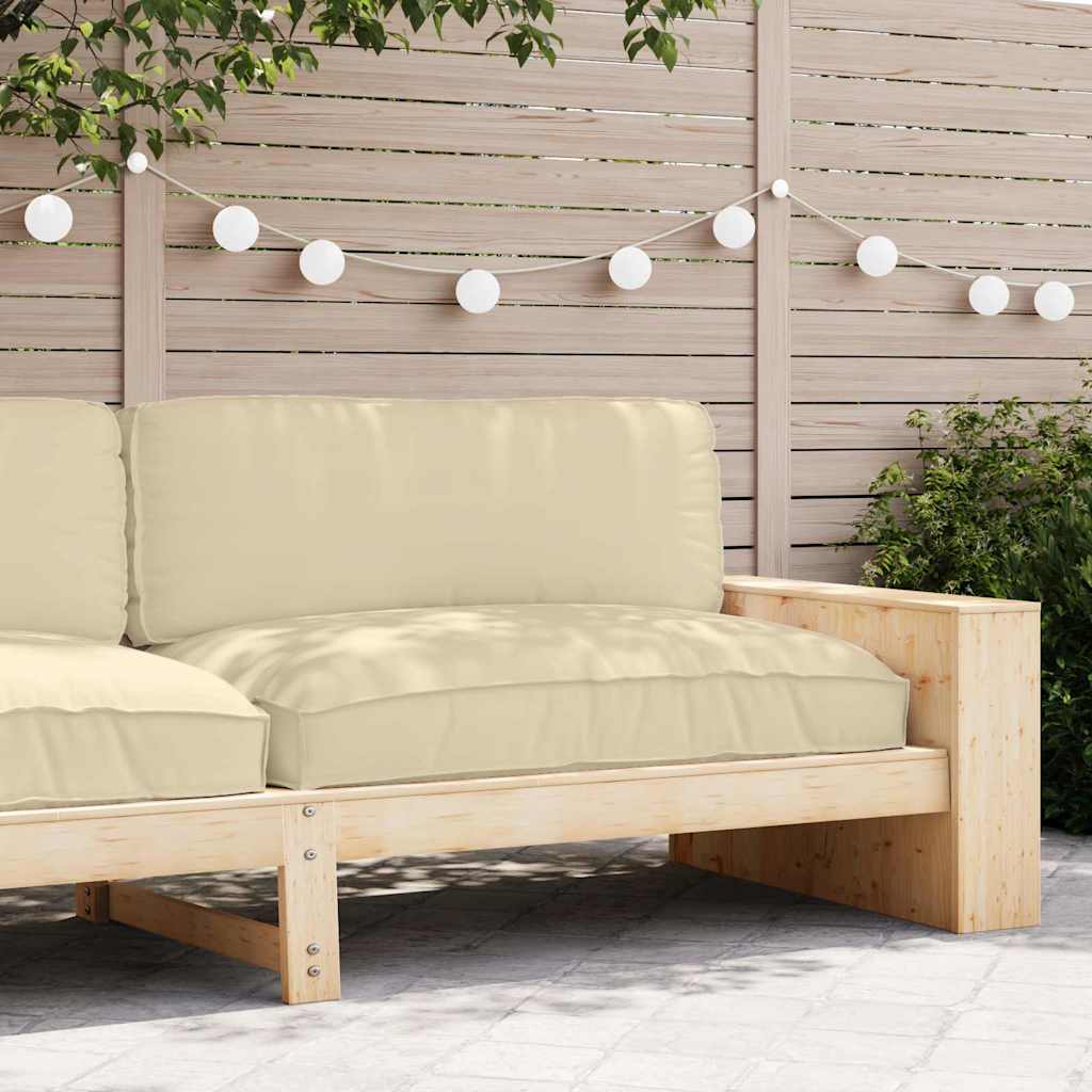 Palettenkissen für Sitzfläche Beige 120 x 80 x 12 cm