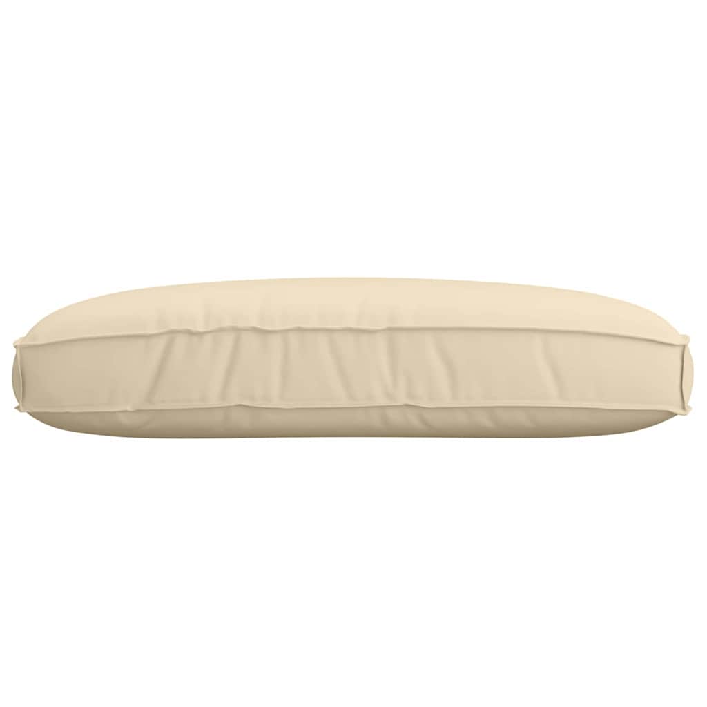 Palettenkissen für Sitzfläche Beige 120 x 80 x 12 cm