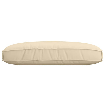 Palettenkissen für Sitzfläche Beige 120 x 80 x 12 cm