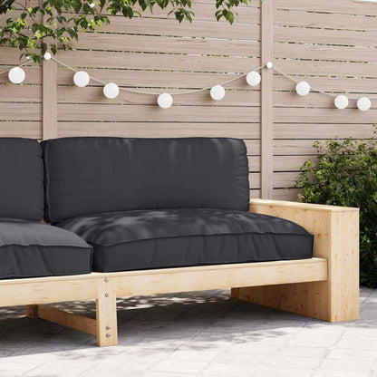 Palettenkissen für Sitzfläche Schwarz 120 x 80 x 12 cm