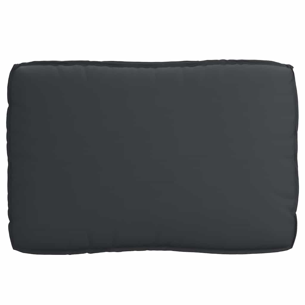 Palettkissen für Sitz Schwarz 120 x 80 x 12 cm Oxford Stoff