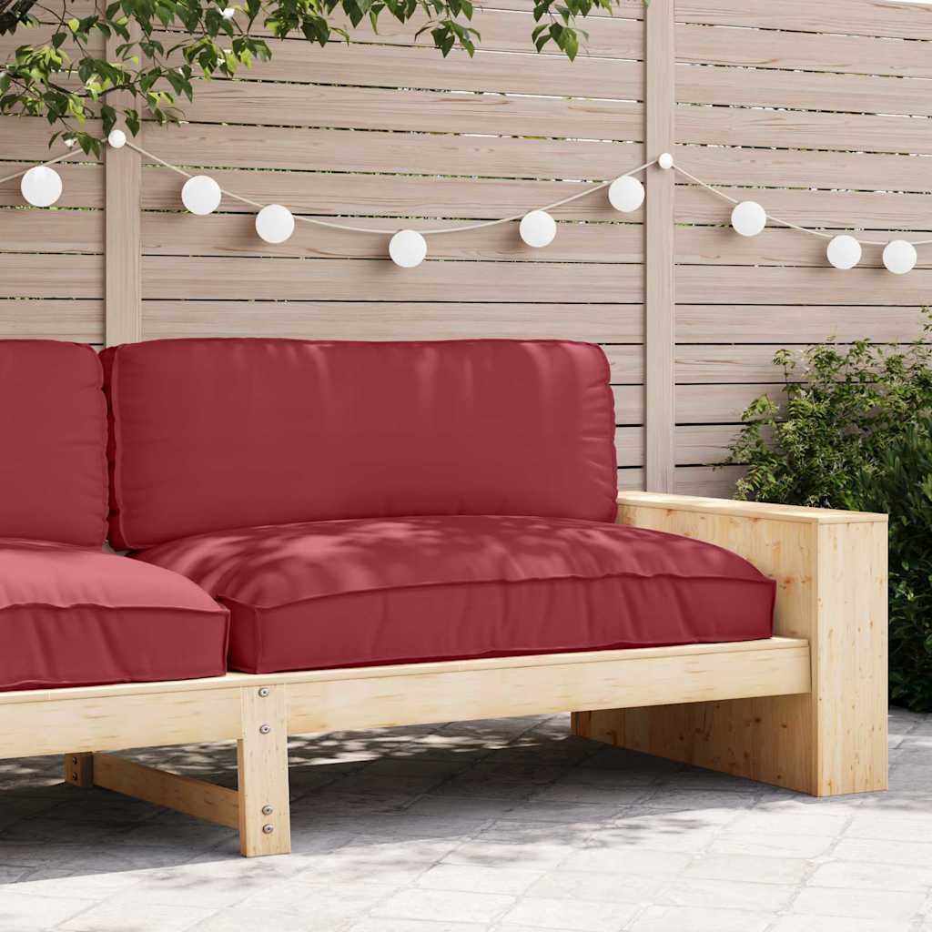 Palettenkissen für Sitzfläche Weinrot 120 x 80 x 12 cm