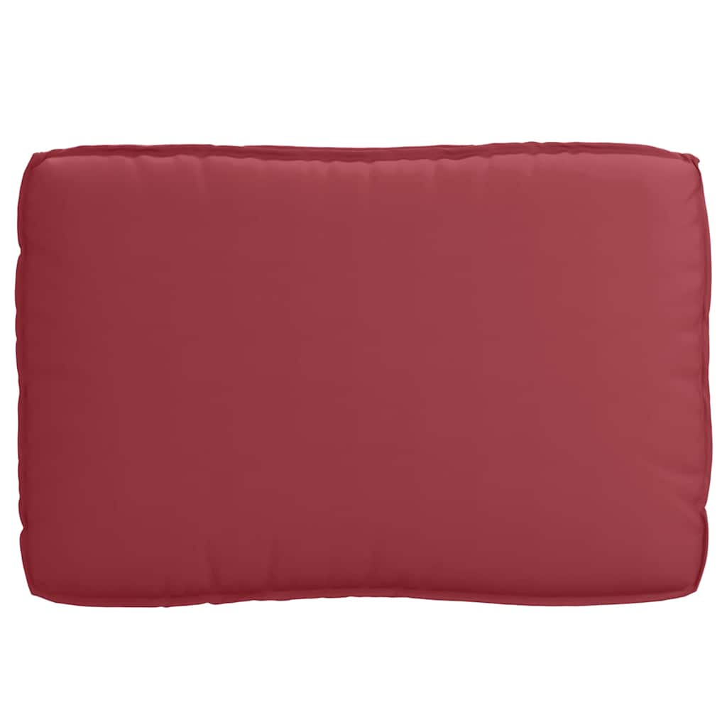 Palettenkissen für Sitzfläche Weinrot 120 x 80 x 12 cm