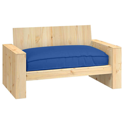 Palettenkissen für Sitzfläche Königsblau 120 x 80 x 12 cm