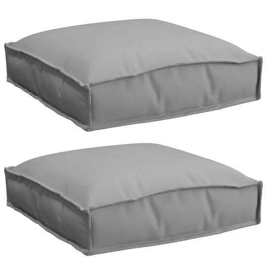 Palettenkissen für Sitzfläche 2 pcs Grau 40 x 40 x 8 cm