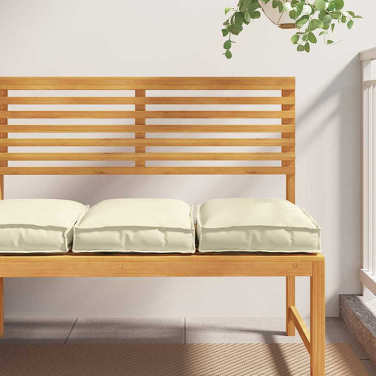 Palettenkissen für Sitzfläche 2 pcs Creme 40 x 40 x 8 cm