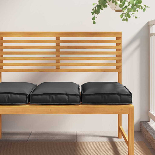 Palettenkissen für Sitzfläche 2 pcs Schwarz 40 x 40 x 8 cm