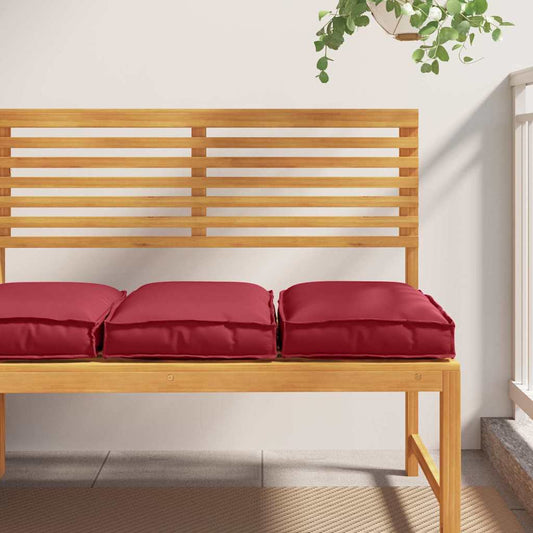 Palettkissen für geeigneten Sitz 2 pcs Weinrot 40 x 40 x 8 cm