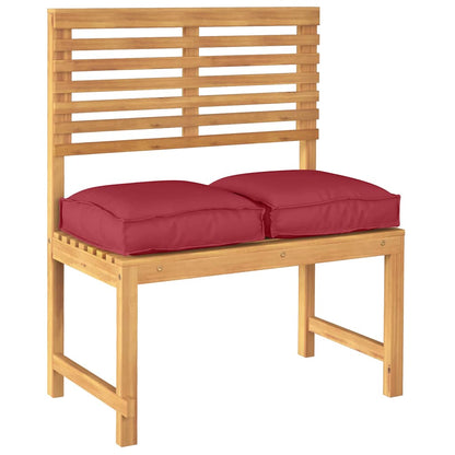 Palettkissen für geeigneten Sitz 2 pcs Weinrot 40 x 40 x 8 cm