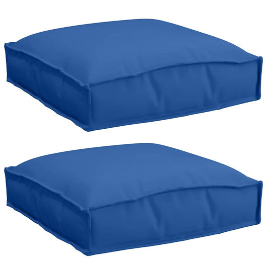 Palettenkissen für Sitzfläche 2 pcs Königsblau 40 x 40 x 8 cm