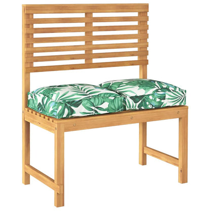Palettenkissen für Sitzfläche 2 pcs Blattmuster 40 x 40 x 8 cm
