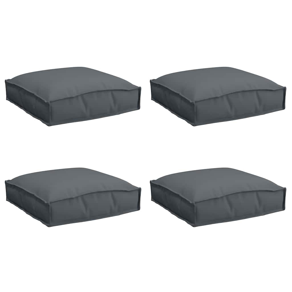 Palettenkissen für Sitzfläche 4 pcs Anthrazit 40 x 40 x 8 cm
