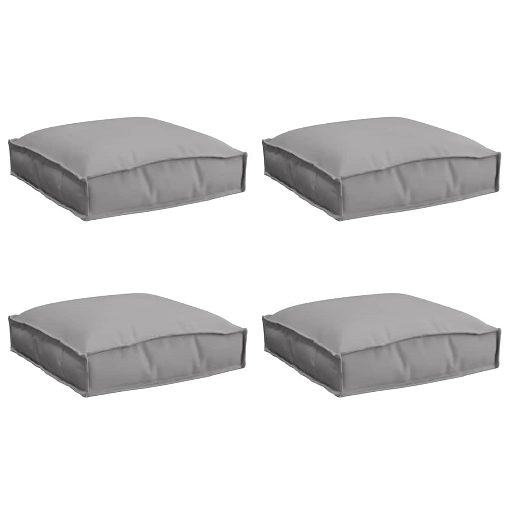 Palettenkissen für Sitzfläche 4 pcs Grau 40 x 40 x 8 cm