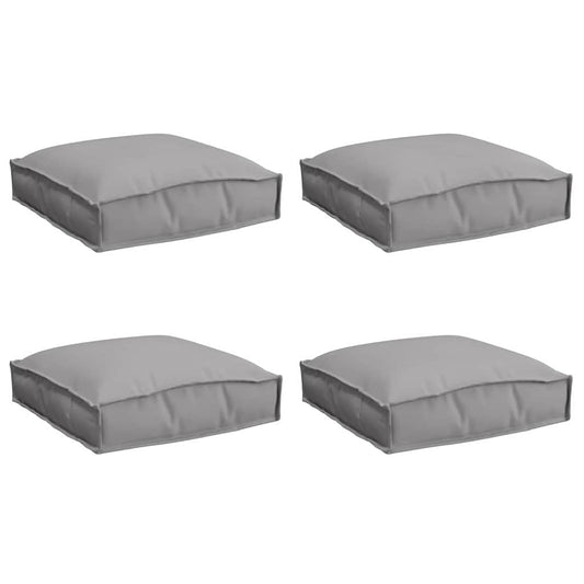 Palettenkissen für Sitzfläche 4 pcs Grau 40 x 40 x 8 cm