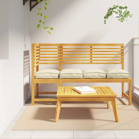 Palettenkissen für Sitzfläche 4 pcs Creme 40 x 40 x 8 cm