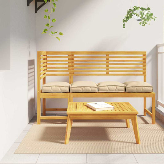 Palettenkissen für Sitzfläche 4 pcs Beige 40 x 40 x 8 cm