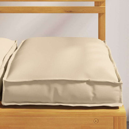Palettenkissen für Sitzfläche 4 pcs Beige 40 x 40 x 8 cm