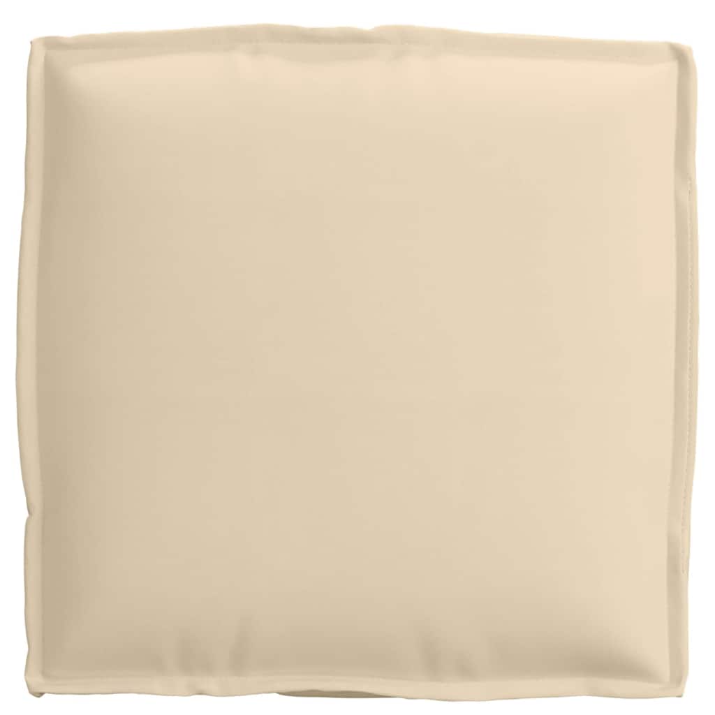 Palettenkissen für Sitzfläche 4 pcs Beige 40 x 40 x 8 cm